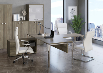 Кабинет руководителя METAL SYSTEM DIRECT (Столы на металлокаркасе) 